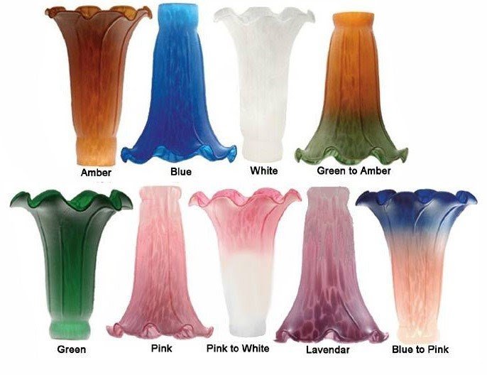 Replacement glass deals tulip light shades