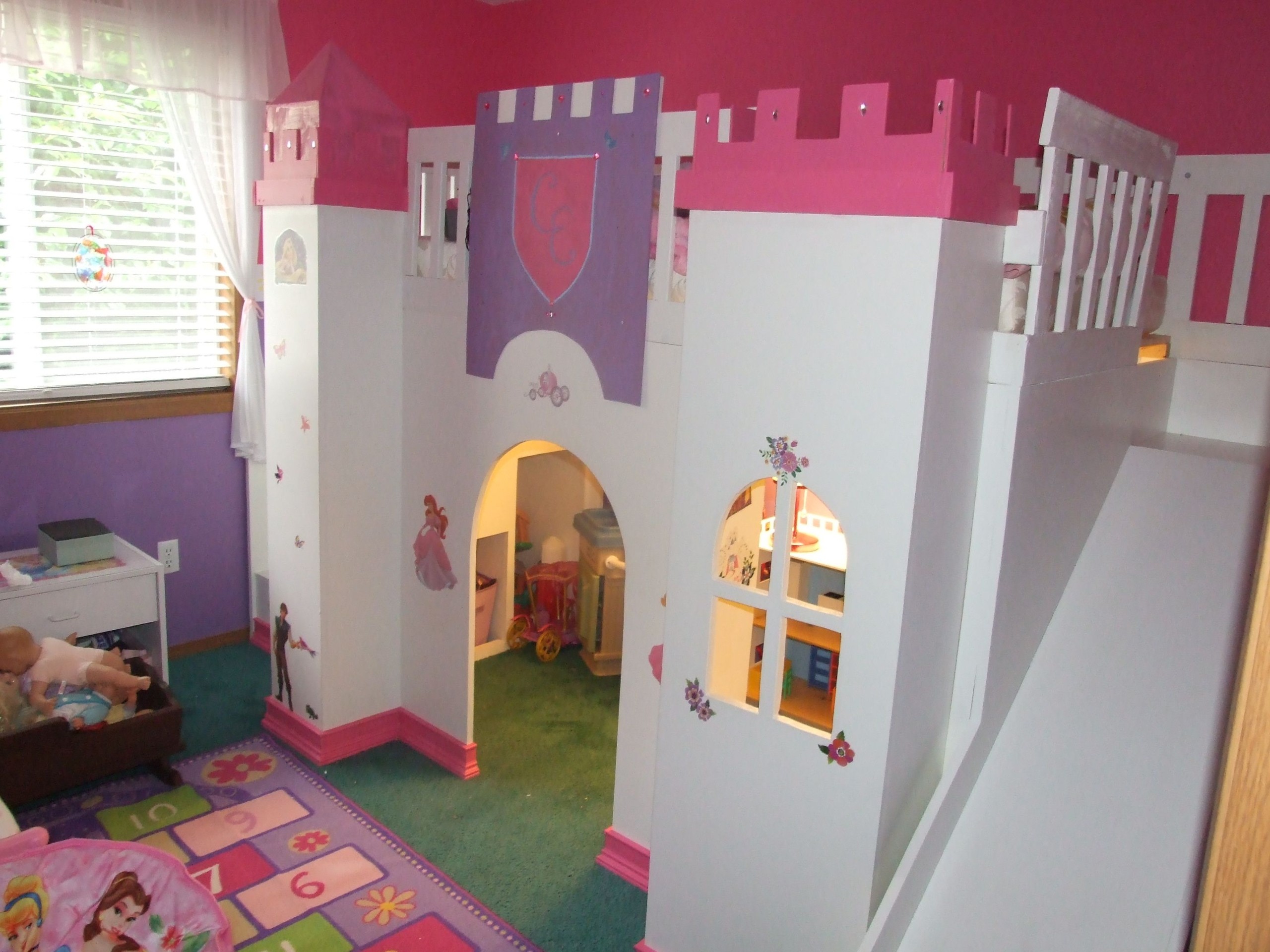 princess loft bed