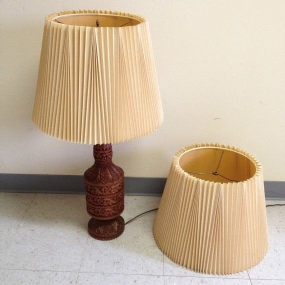 stiffel lamp shades pleated