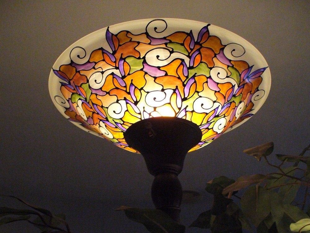 torch lamp shade