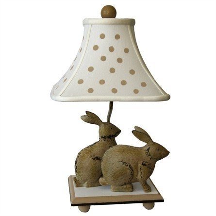 Bunny friends table lamp by lee karen designs