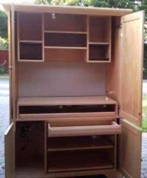 Computer Armoire With Pocket Doors For 2020 Ideas On Foter