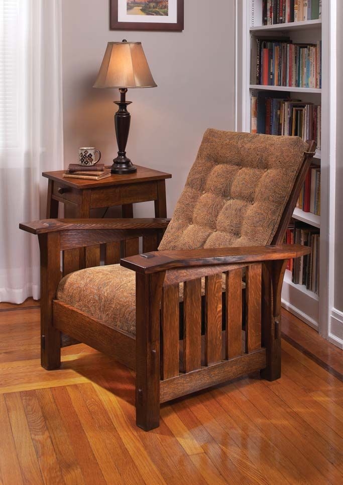 Popular woodworking magazine gustav stickley morris chair