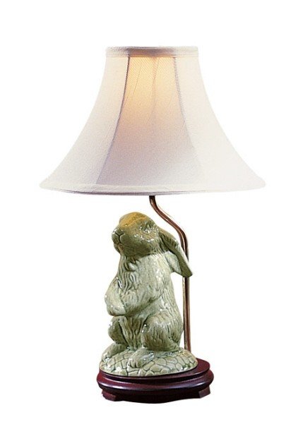 ceramic bunny lamp