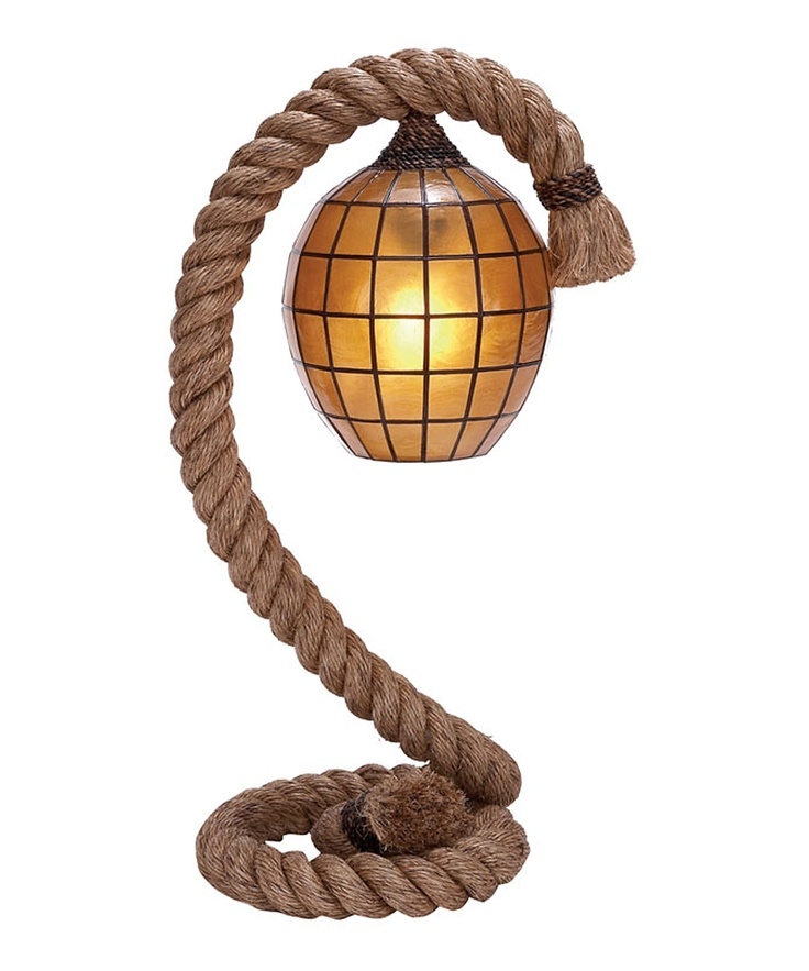 rope bedside lamps