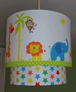 jungle lamp shade for nursery