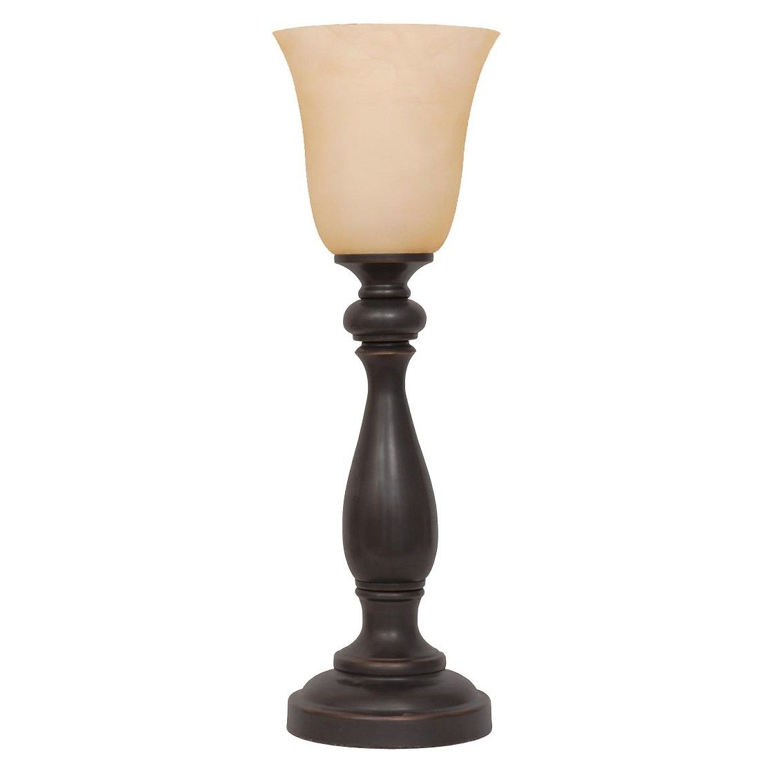 Glass Uplight Table Torchiere Lamp 