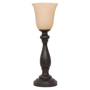 uplight table lamp glass shade