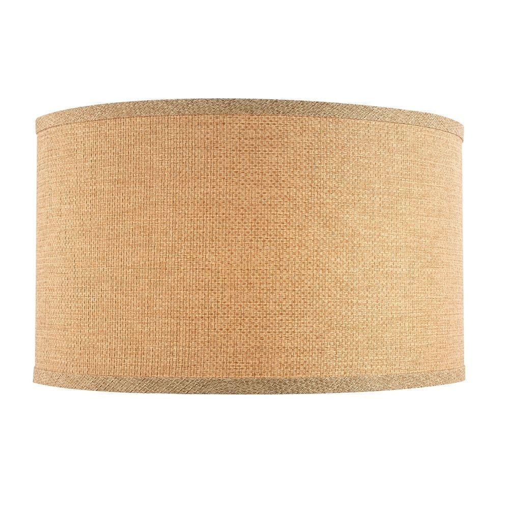 Burlap tapered drum uno fitter lamp shades design ideas is