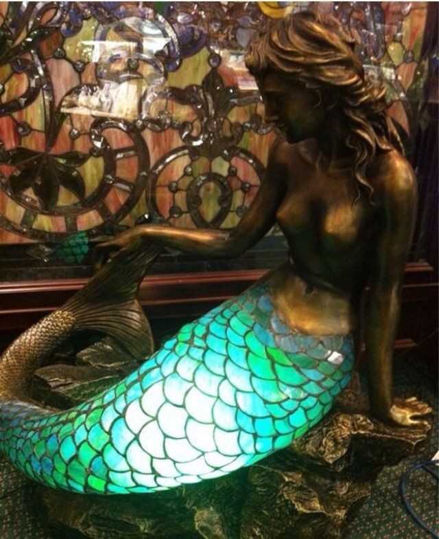 Mermaid on sale floor lamp