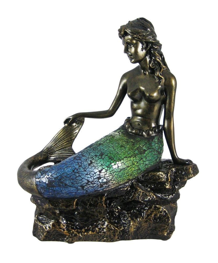 Tiffany mermaid deals lamp