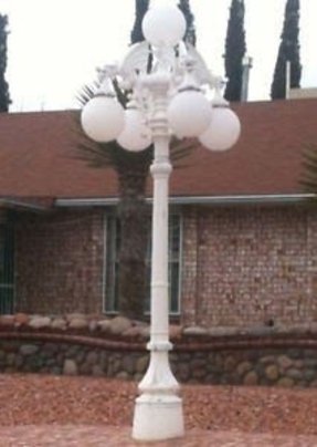 gargoyle lamp foter brass 3 light floor lamp