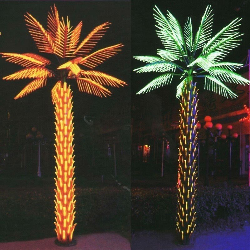 Outdoor palm tree lamp 4