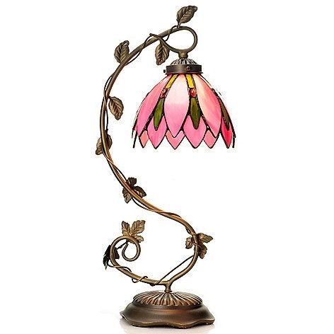Tiffany style pretty in pink table lamp tiffany style 21