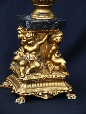 Antique Cherub Lamp - Foter