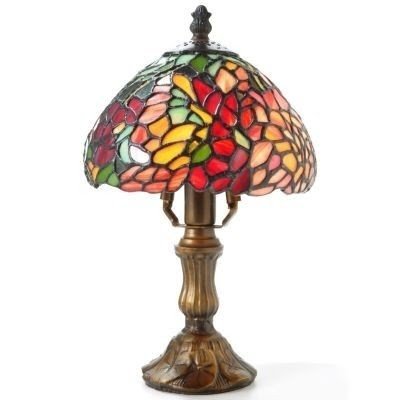 12 5 haligh stained glass accent lamp 53 25