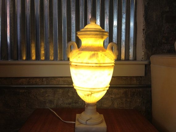 Alabaster urn lamp 10