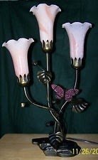 dale tiffany butterfly lily table lamp