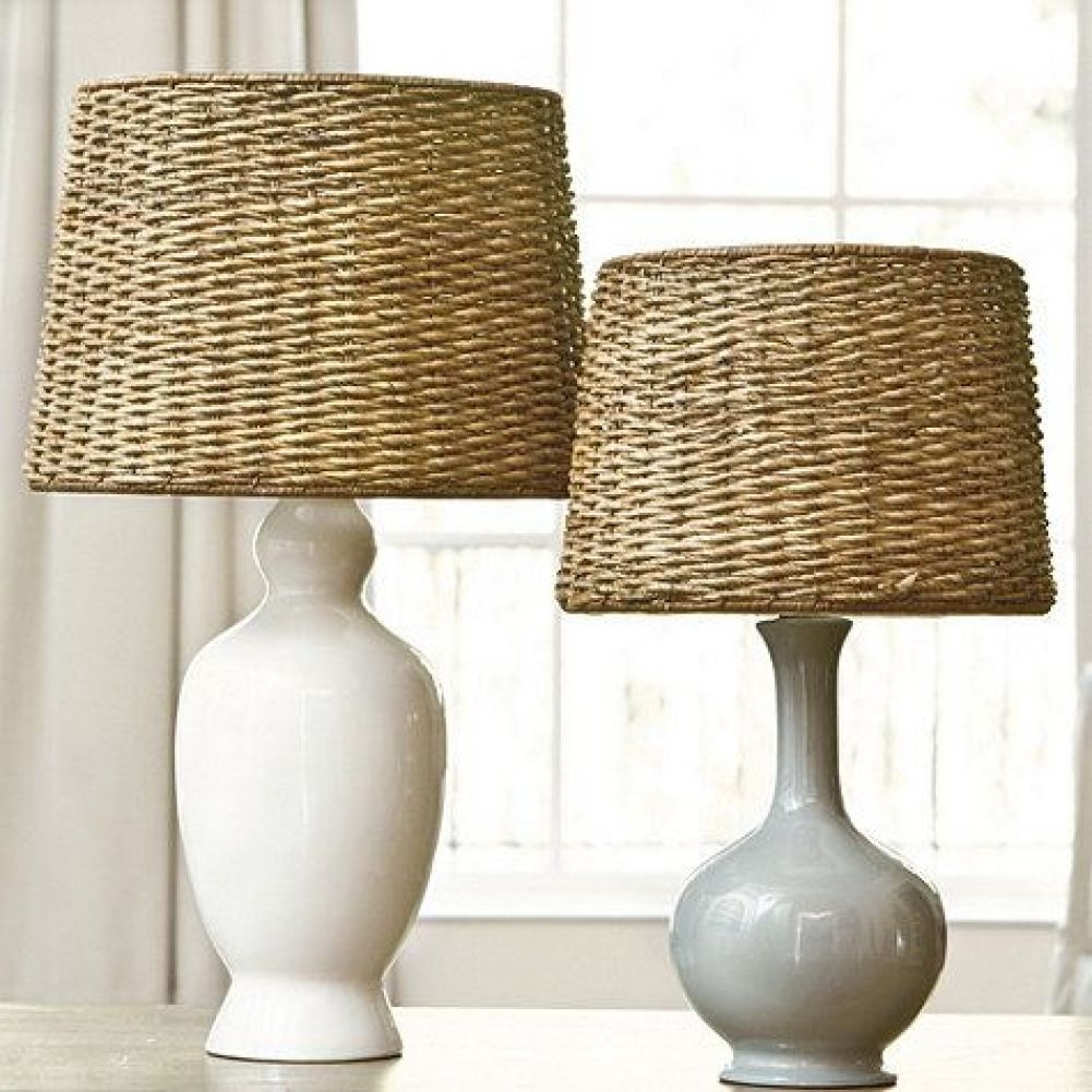 rattan table lamp shade