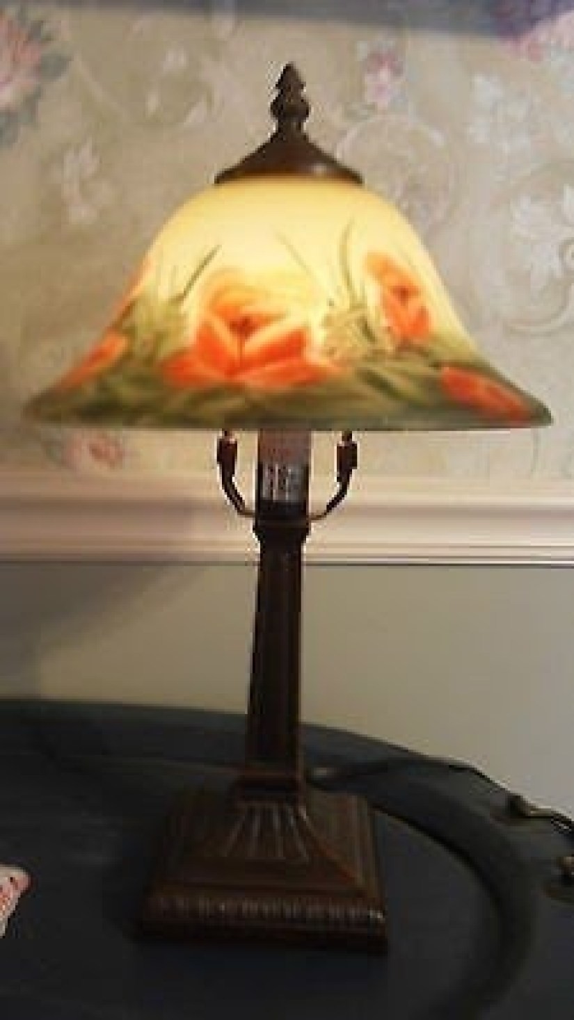 Hand Painted Glass Lamp Shades - Ideas on Foter