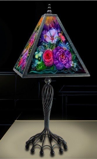 Hand painted lamp