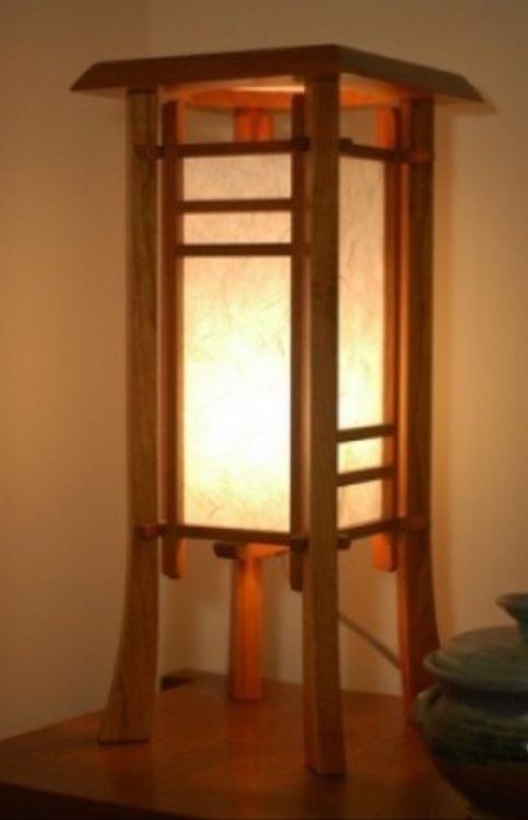 Japanese Lantern Table Lamp - Foter