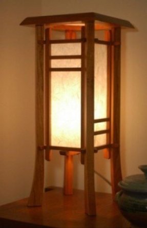 Japanese Lantern Table Lamp - Foter