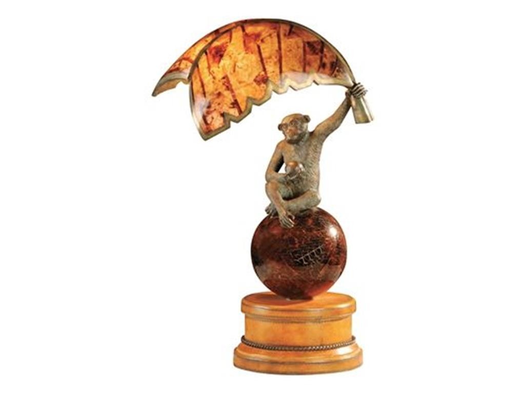 Maitland smith lamps and lighting verdigris patina brass monkey and