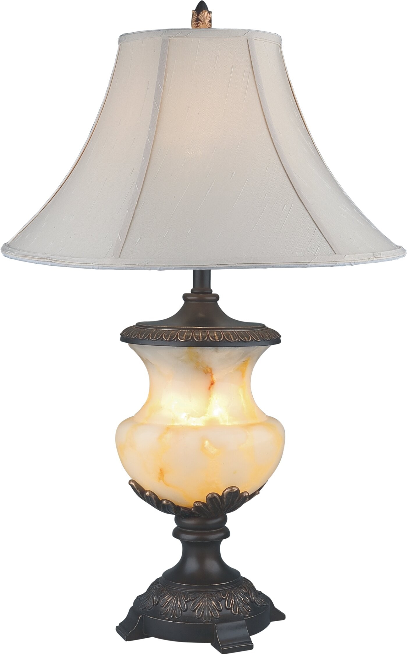 large beige lamp shade