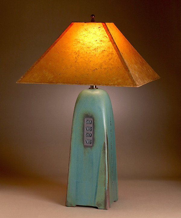 Pottery lamps
