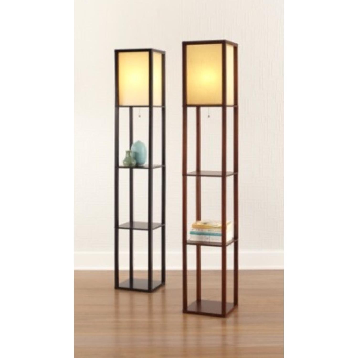 Threshold lamp deals with shelves