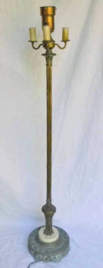 torchiere floor lamp with table