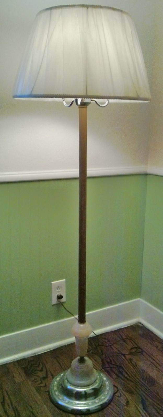 torchiere floor lamp with table