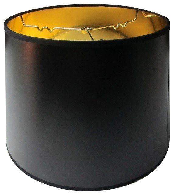 Black Lamp Shades With Gold Lining Foter