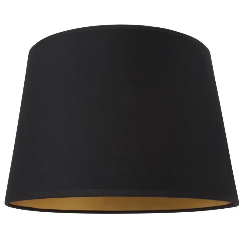 Home furnishings lighting shades black gold lined shade