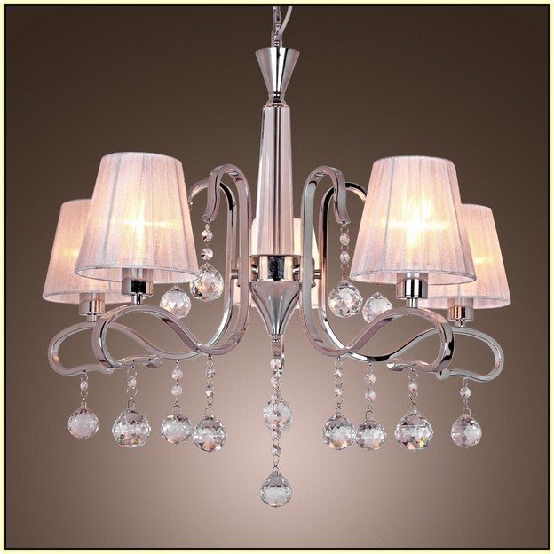 Mini chandelier lamp shades 2