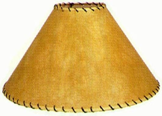 Parchment lampshades