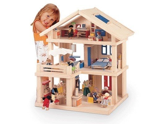 Plan toys wooden doll house jpg