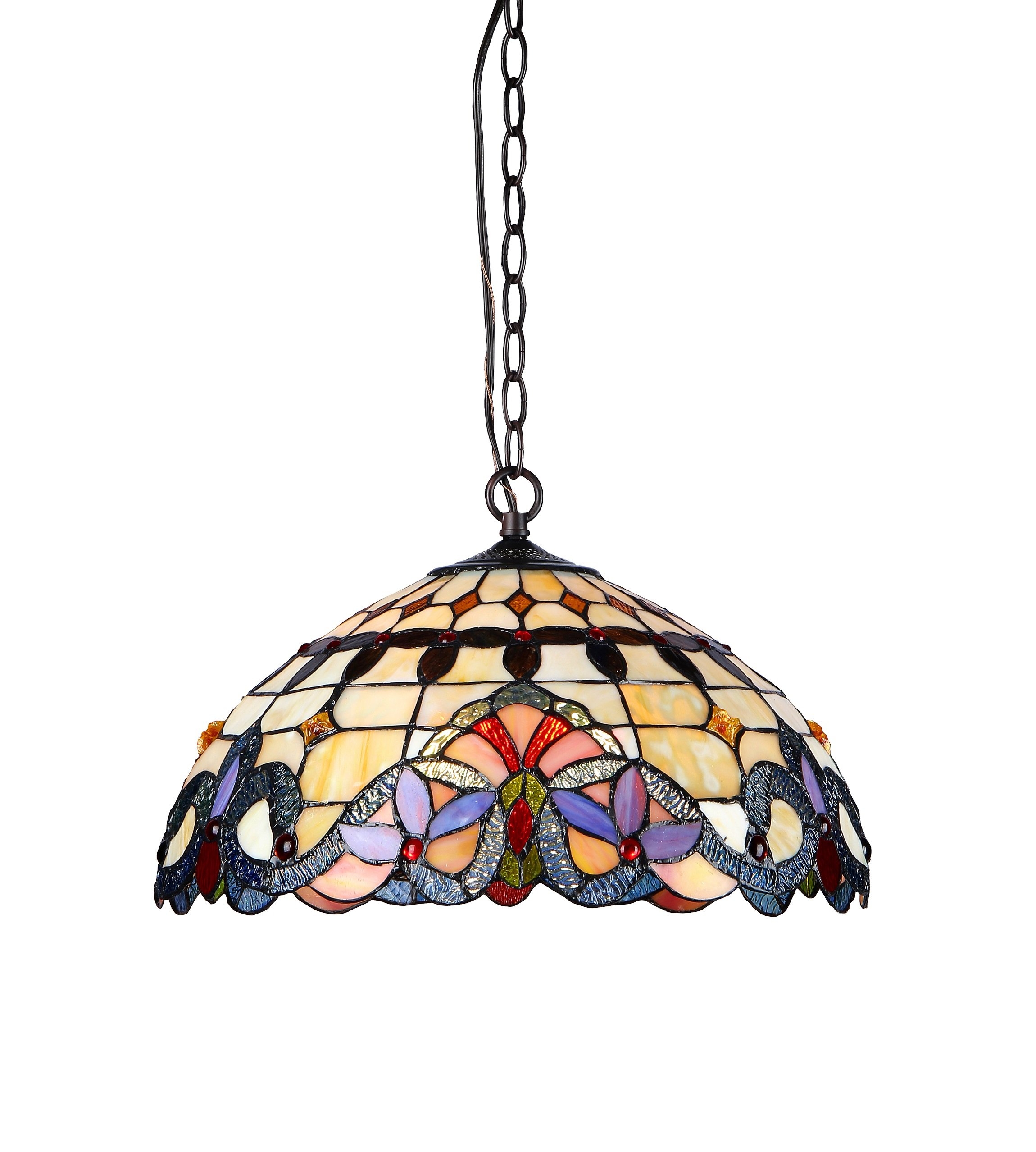 Stained Glass Hanging Pendant Lamp - Ideas on Foter