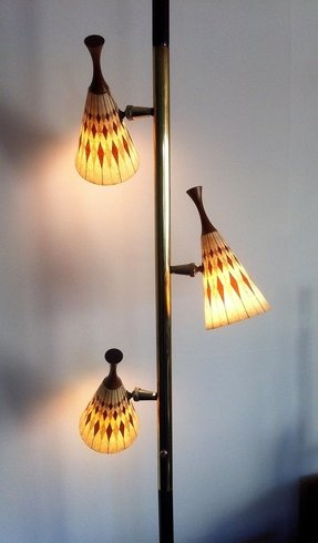 Floor lamps brass finish