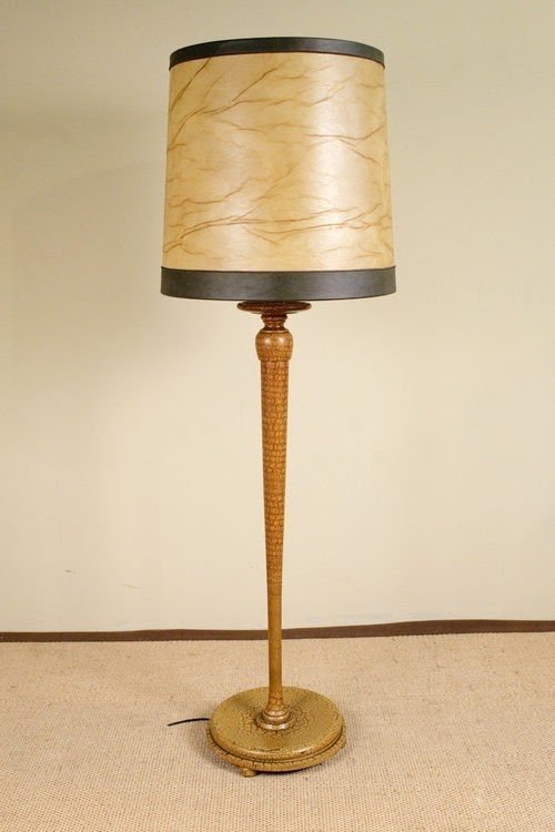 Antique art deco standard lamp