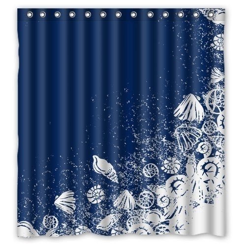 Beach Cabins by the Shore Shower Curtain