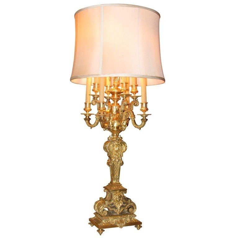 Candelabra Style Table Lamp - Ideas on 