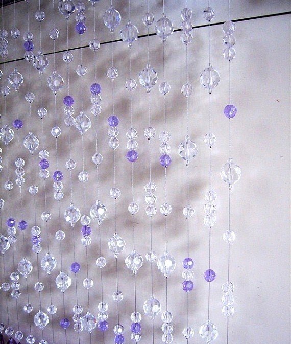 Crystal beaded curtainglass beads