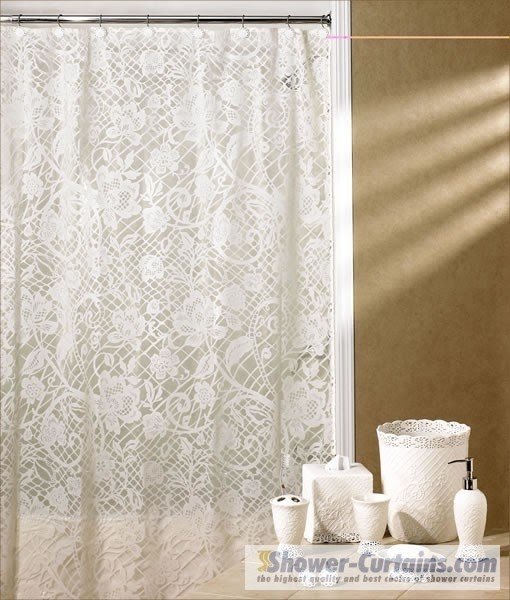 lace shower curtains