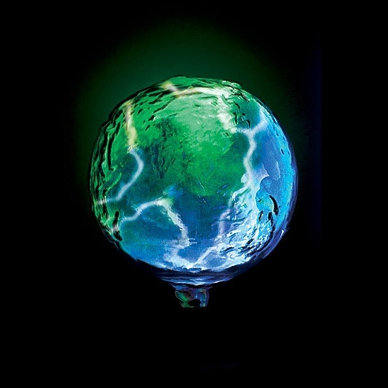 Lumisource mini earth electra lamp blue green lse rthsm b