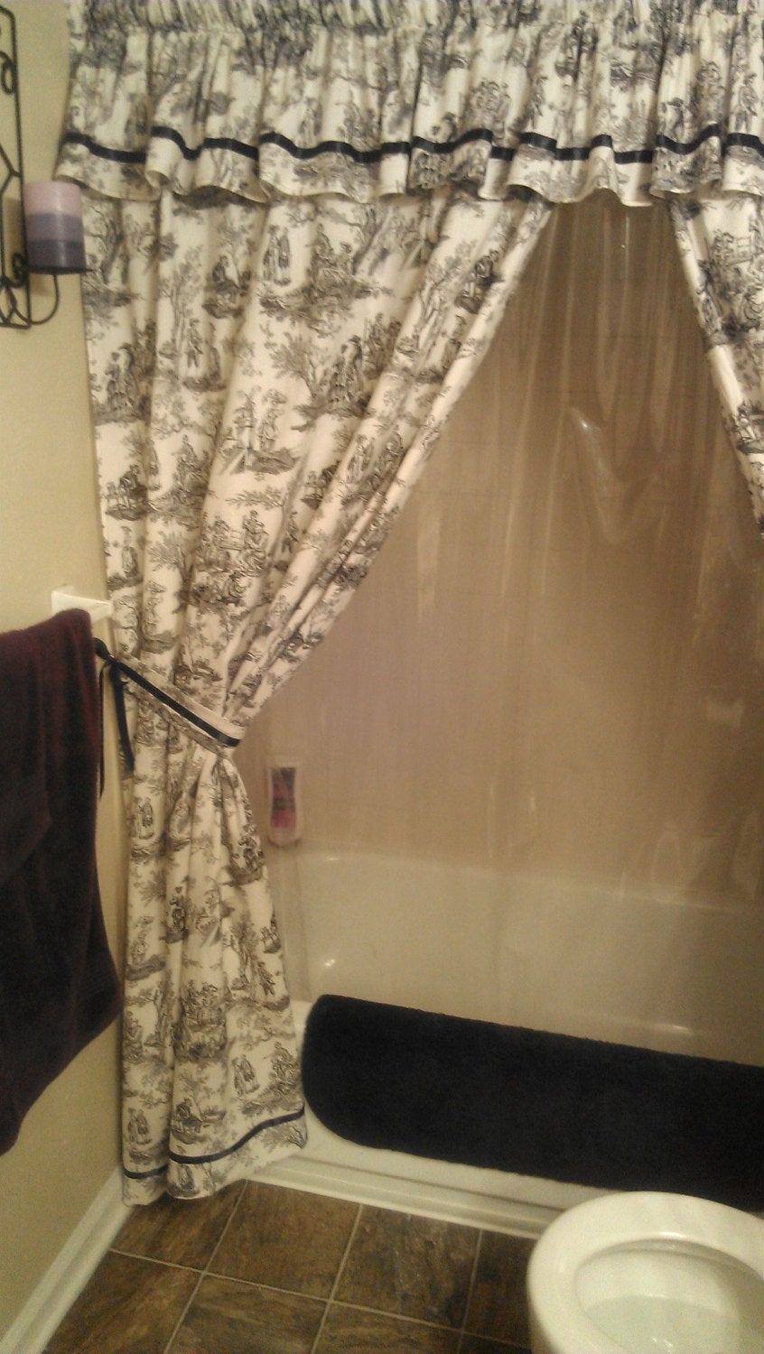 Made to order custom shower curtain with