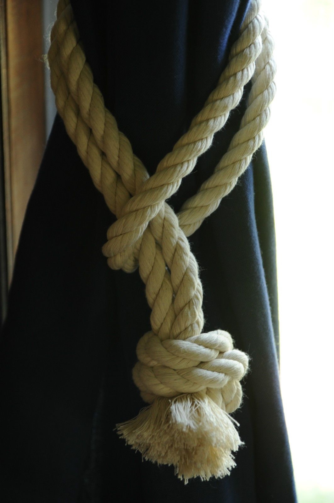 Nautical Cotton Rope Curtain Tie Backs