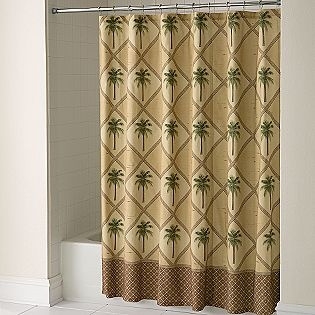 palm tree shower curtain