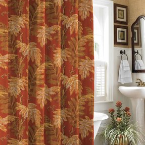 Palm Tropical Shower Curtain Ideas On Foter